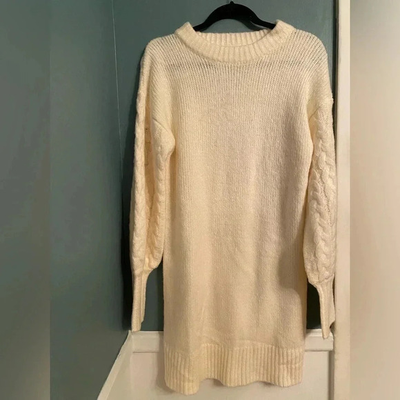 A New Day - Target - sweater dress - NWT - women’s xs - cream - Picture 1 of 4